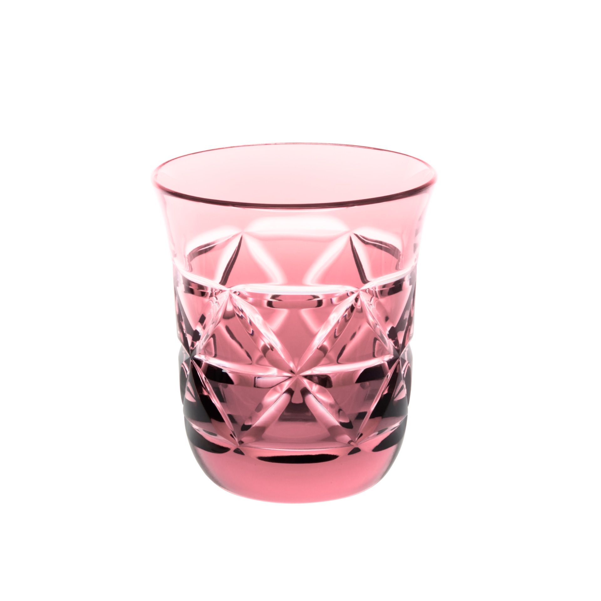 Cristallerie de Montbronn, Rome, Small tumbler, pink
