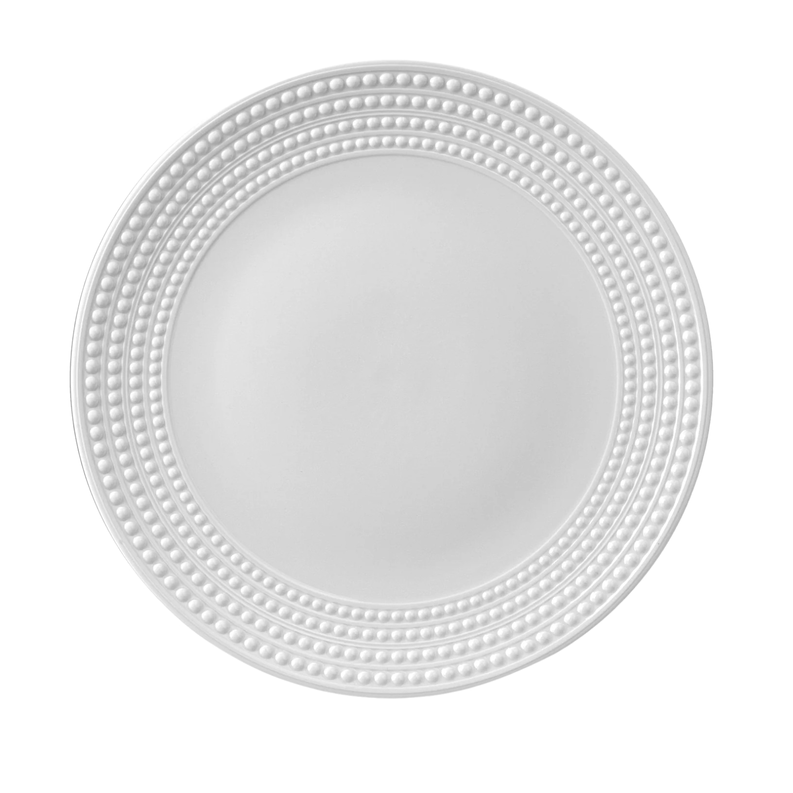 L'Objet, Perlée white, Round platter