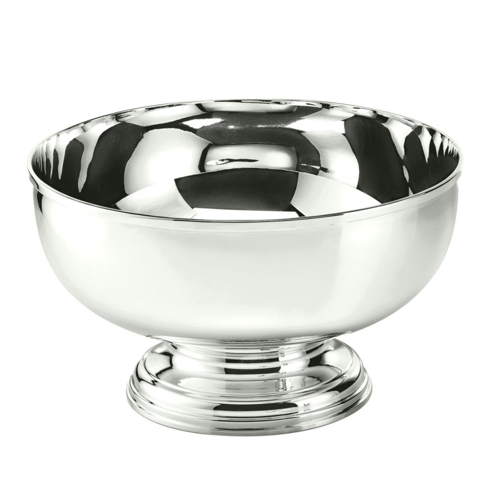 Schiavon, Essentia bar accessories, silver plated, Round stand champagne bowl