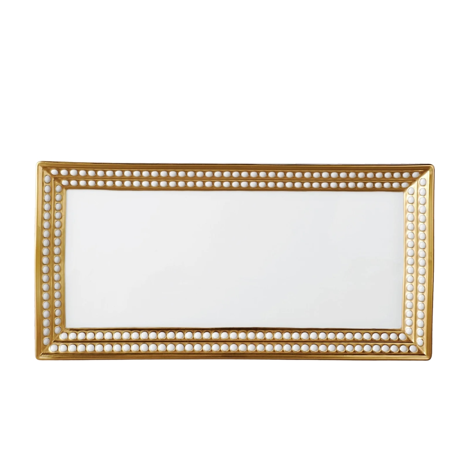 L'Objet, Perlée gold, Rectangular platter