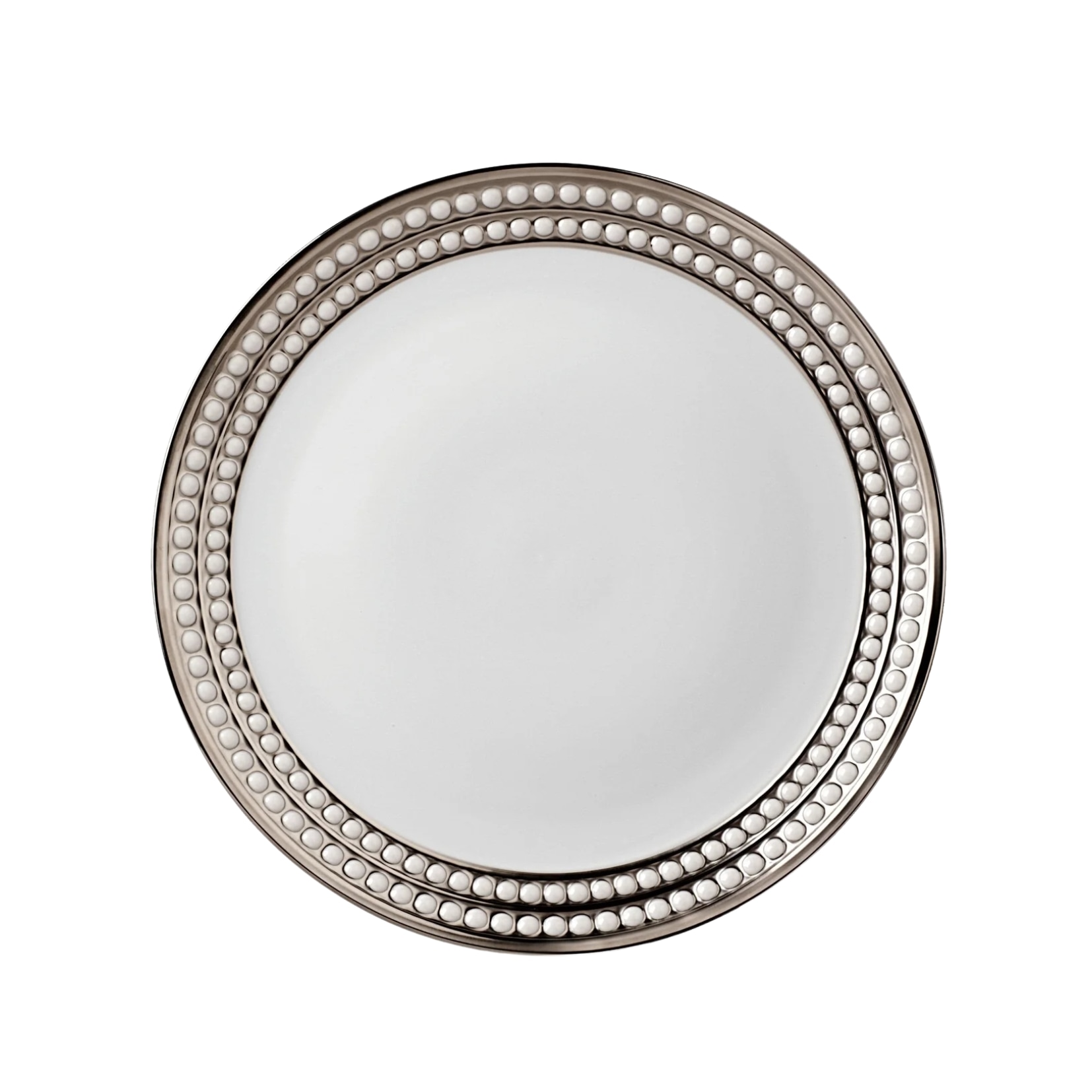 L'Objet, Perlée platinum, Dinner plate