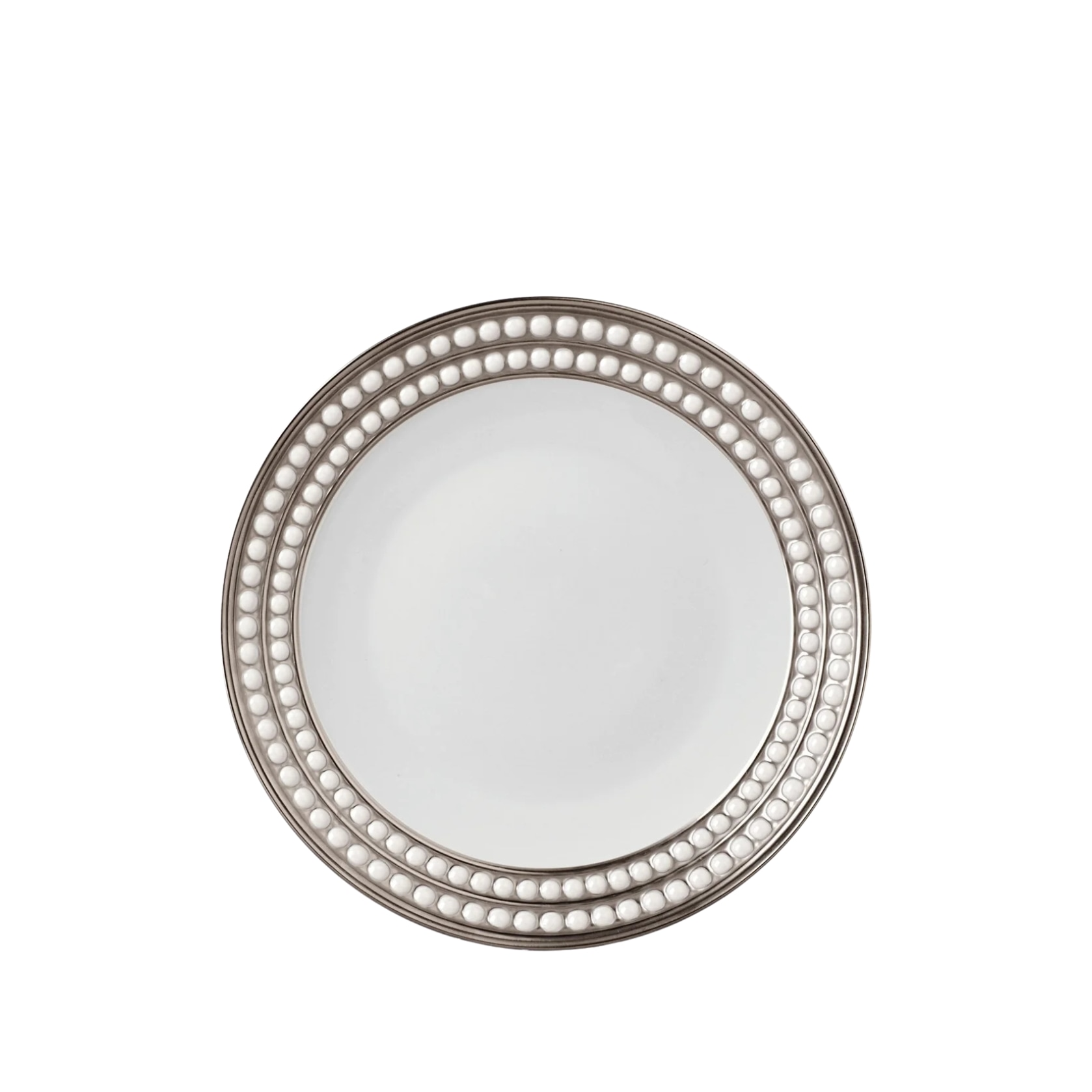 L'Objet, Perlée platinum, Dessert plate