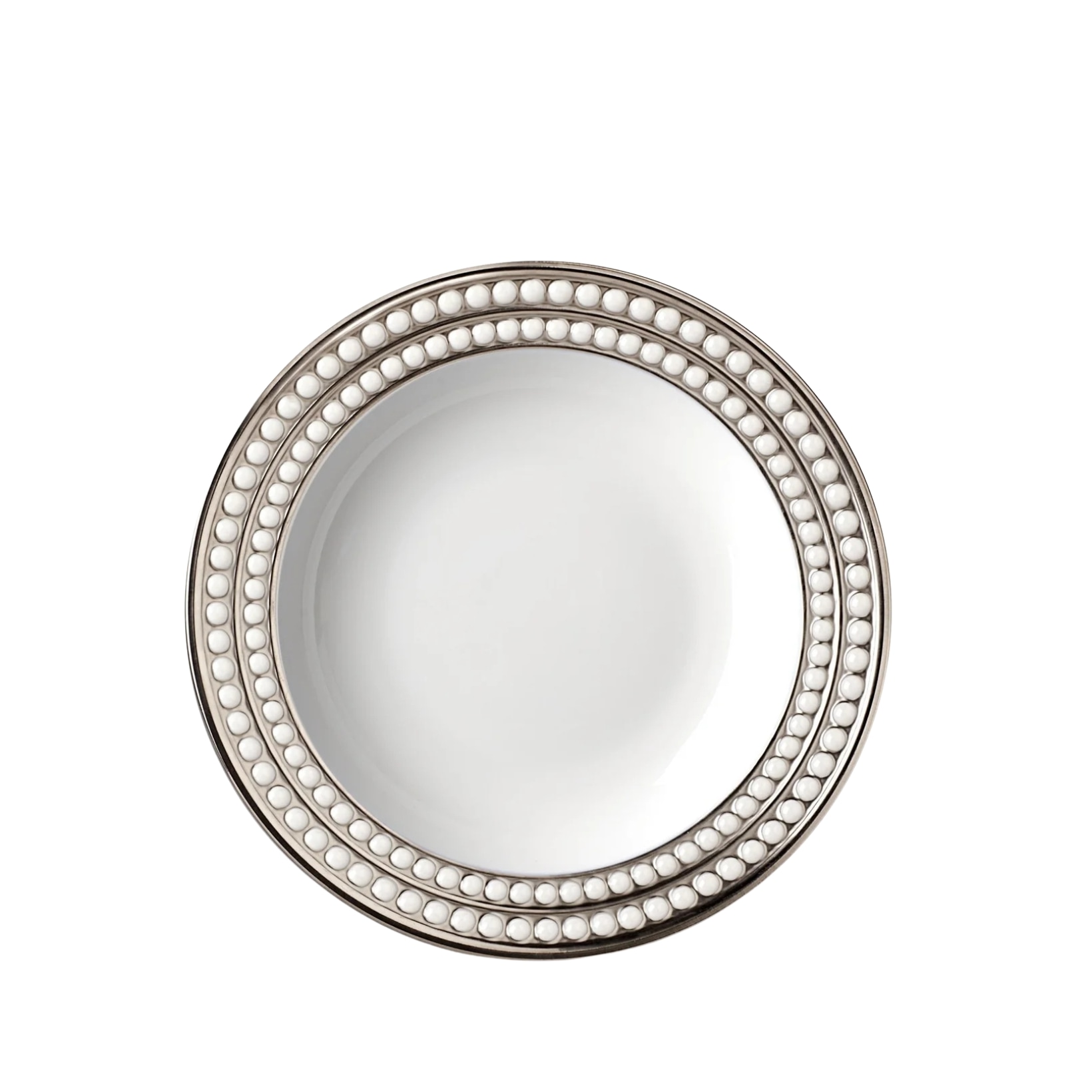 L'Objet, Perlée platinum, Soup plate