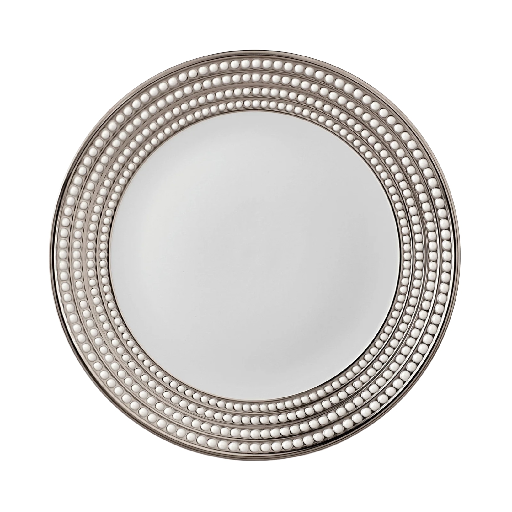 L'Objet, Perlée platinum, Round platter