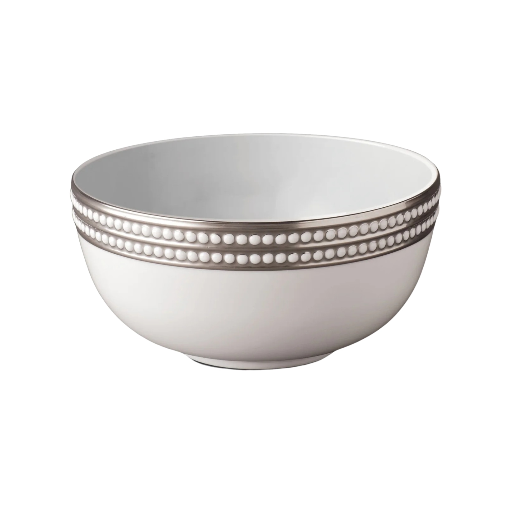 L'Objet, Perlée platinum, Serving bowl