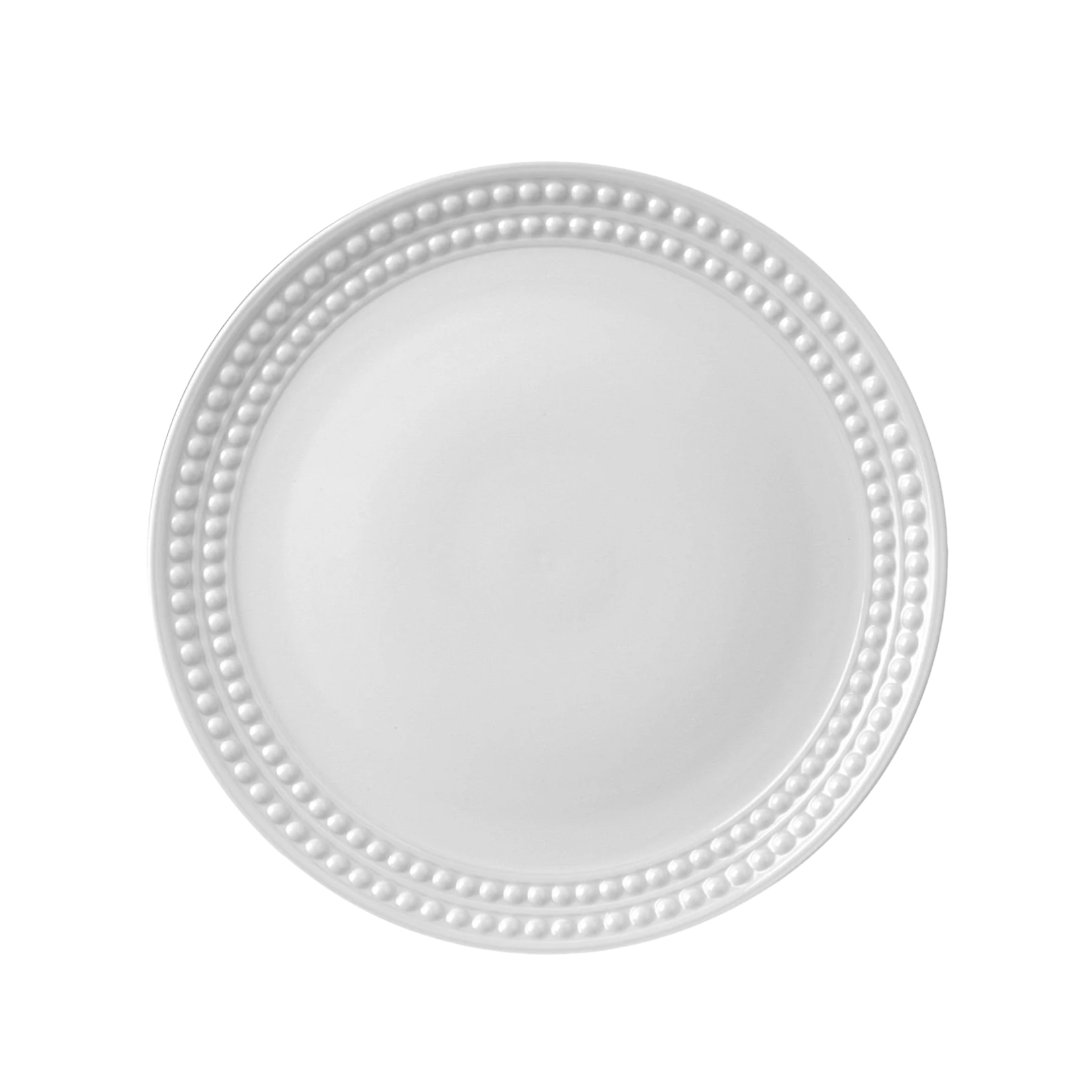 L'Objet, Perlée white, Dinner plate