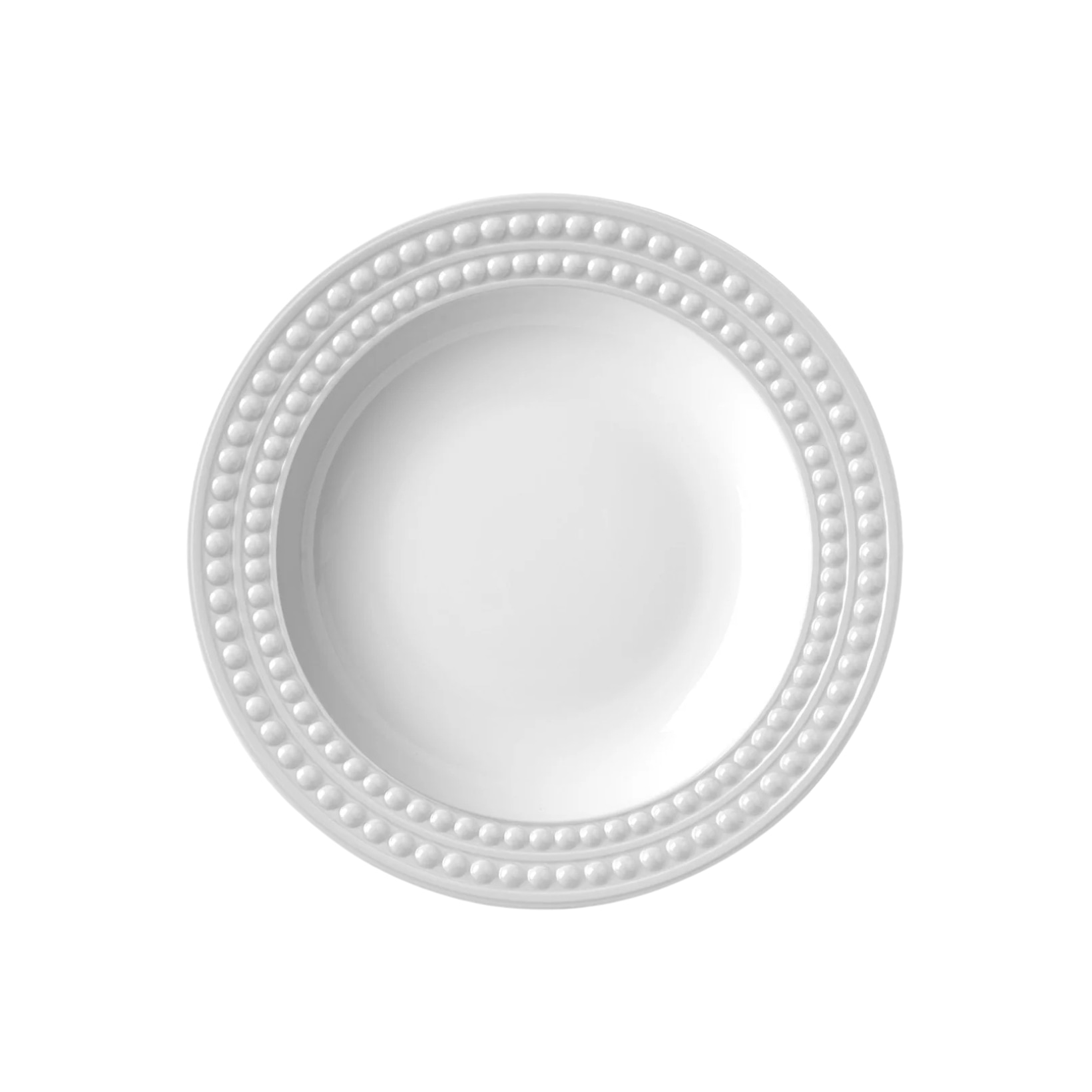 L'Objet, Perlée white, Soup plate