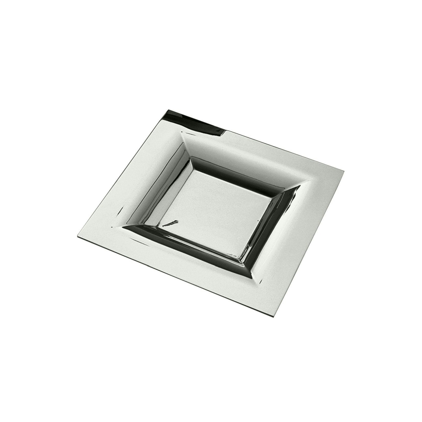 Schiavon, Essentia table accessories, silver plated, Square cake dish