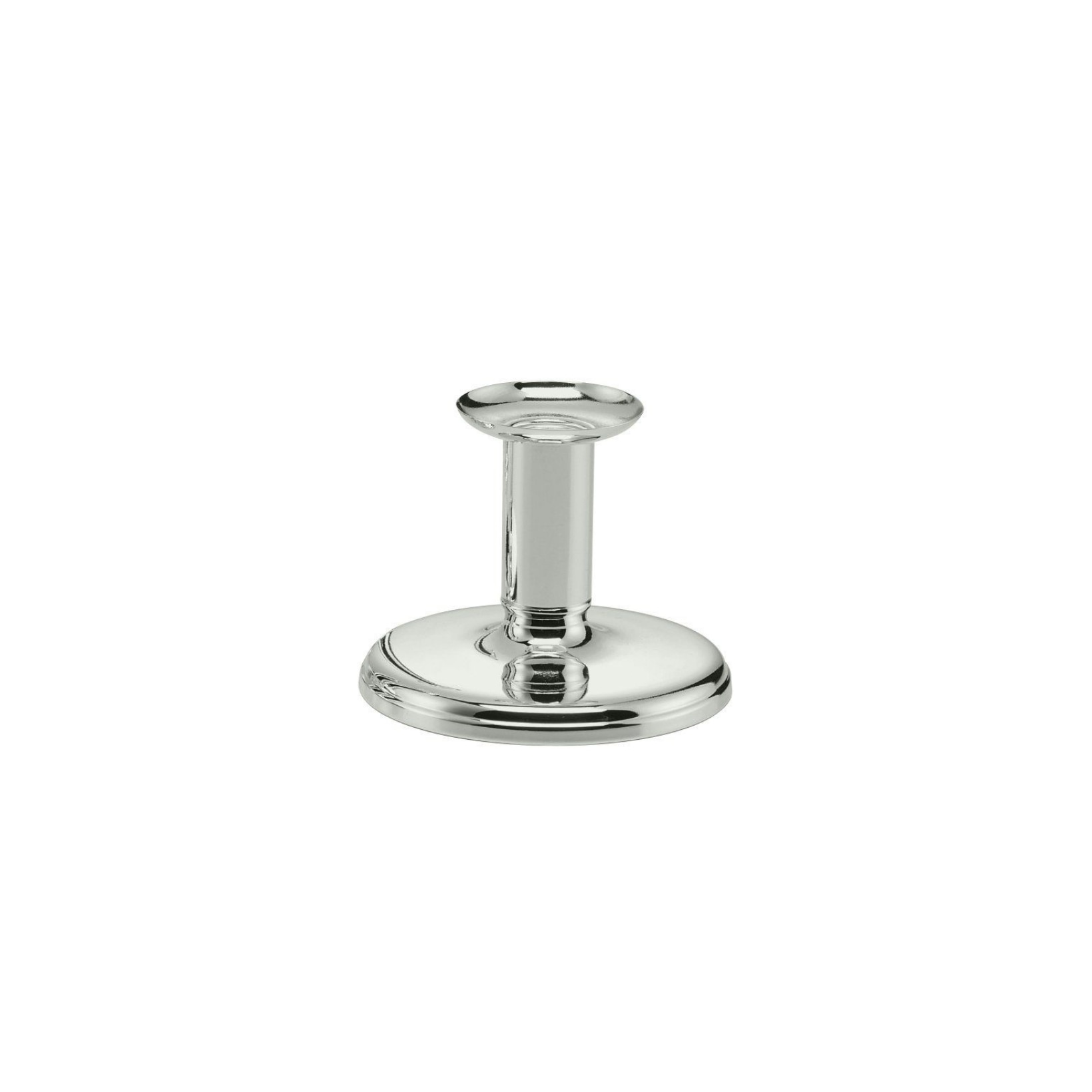 Schiavon, Essentia сandleholders and vases, silver plated, Single-stem candleholder