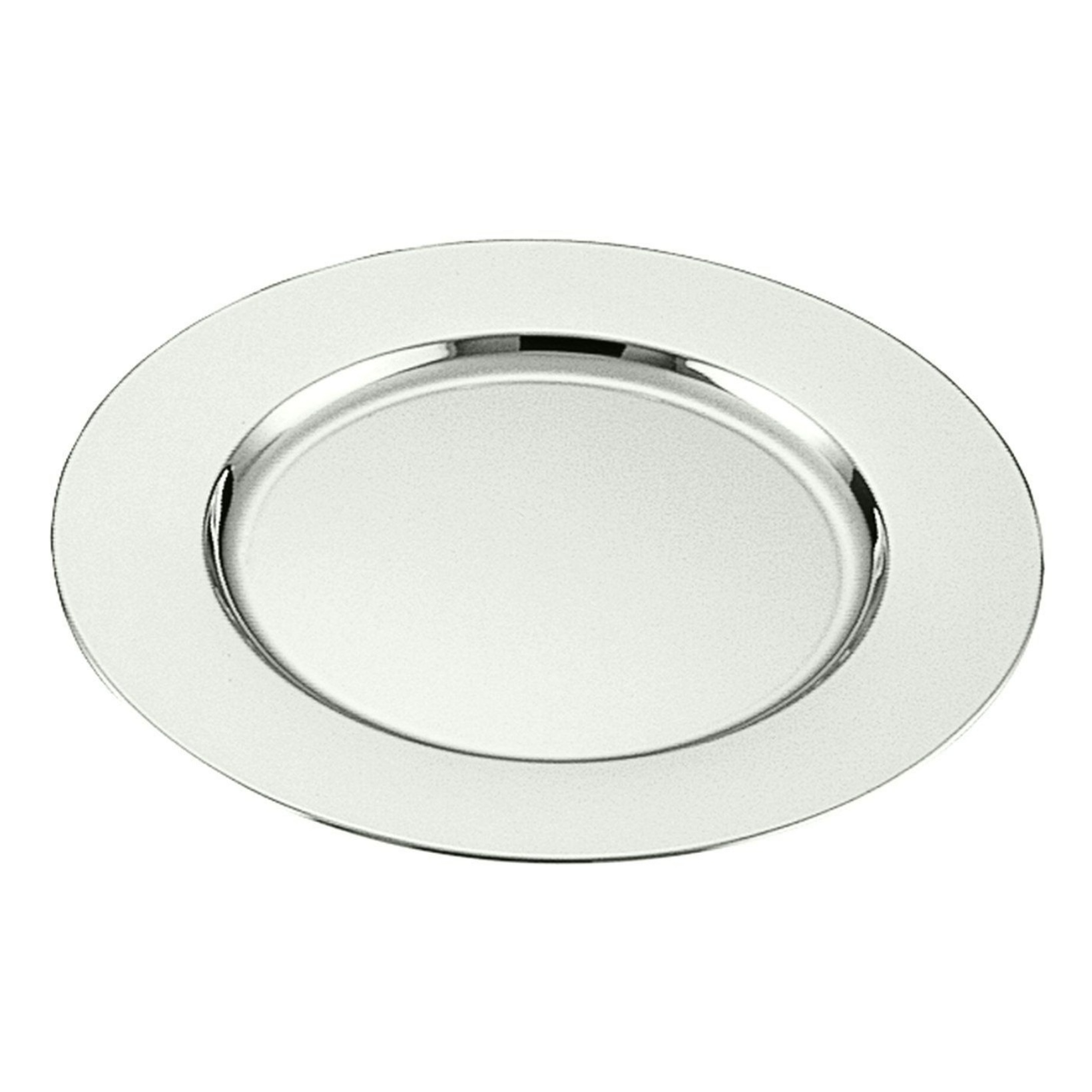 Schiavon, Essentia plates and bowls, silver plated, Round plate