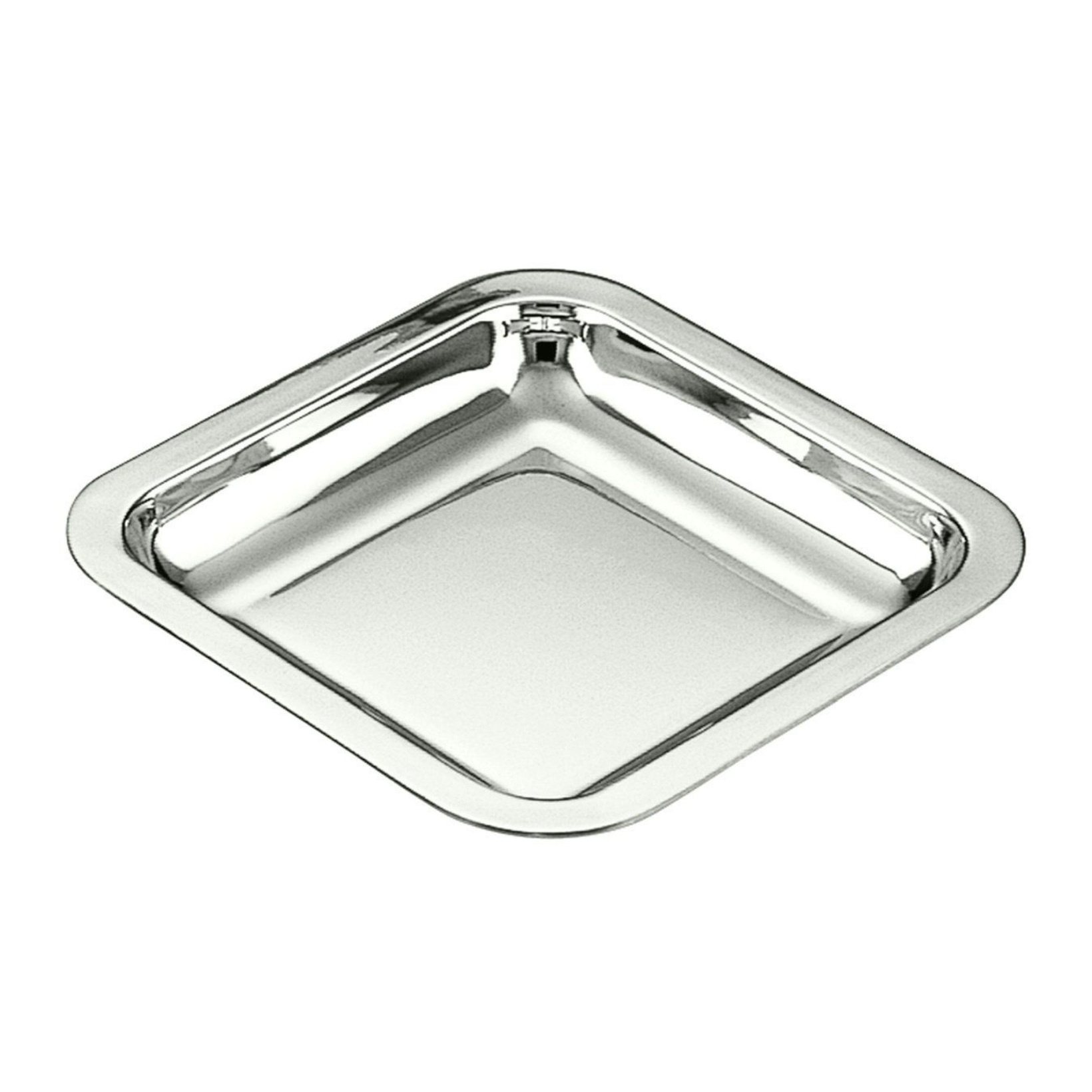 Schiavon, Essentia plates and bowls, silver plated, Square bowl