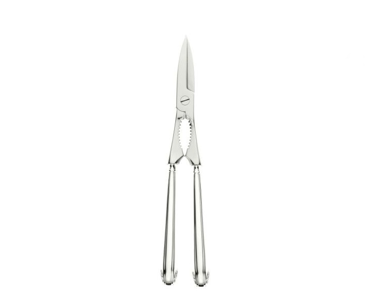 Schiavon, Conchiglia cutlery, silver plated, Lobster tongs