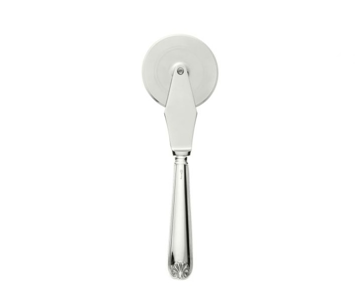 Schiavon, Conchiglia cutlery, silver plated, Pizza cutting wheel