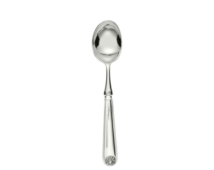 Schiavon, Conchiglia cutlery, silver plated, Ice-cream serving spoon