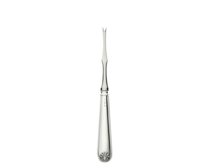 Schiavon, Conchiglia cutlery, silver plated, Lobster fork