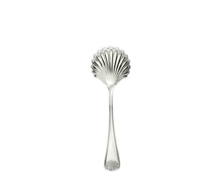 Schiavon, Conchiglia cutlery, silver plated, Strawberry spoon