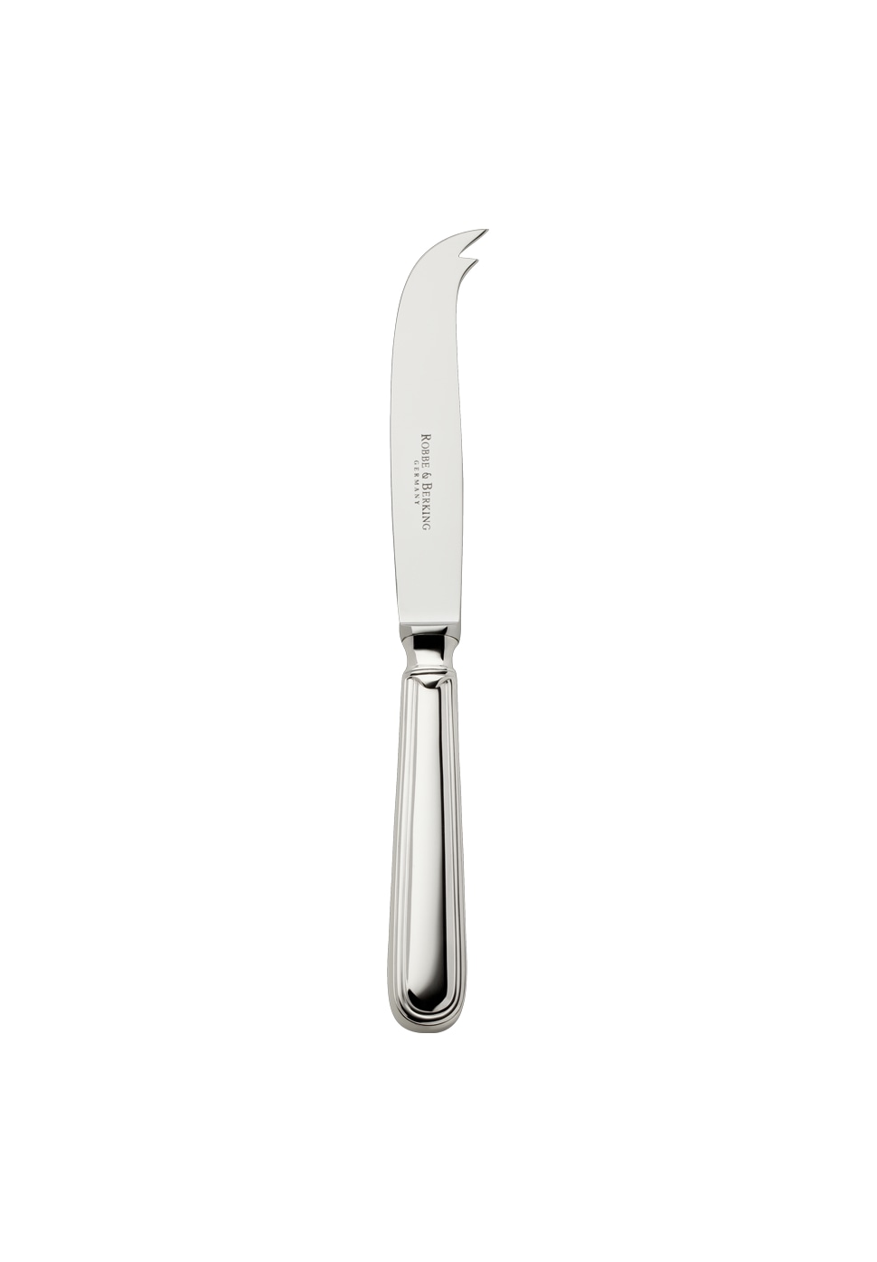 Robbe & Berking, Classic-Faden flatware, silver plated, Cheese knife with hollow handle