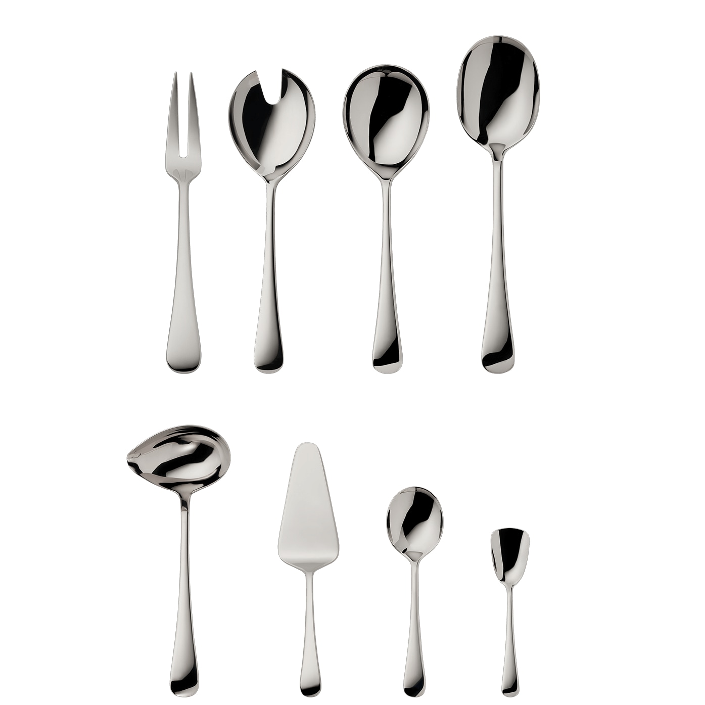 Robbe & Berking, Como flatware, stainless steel, 10-piece set