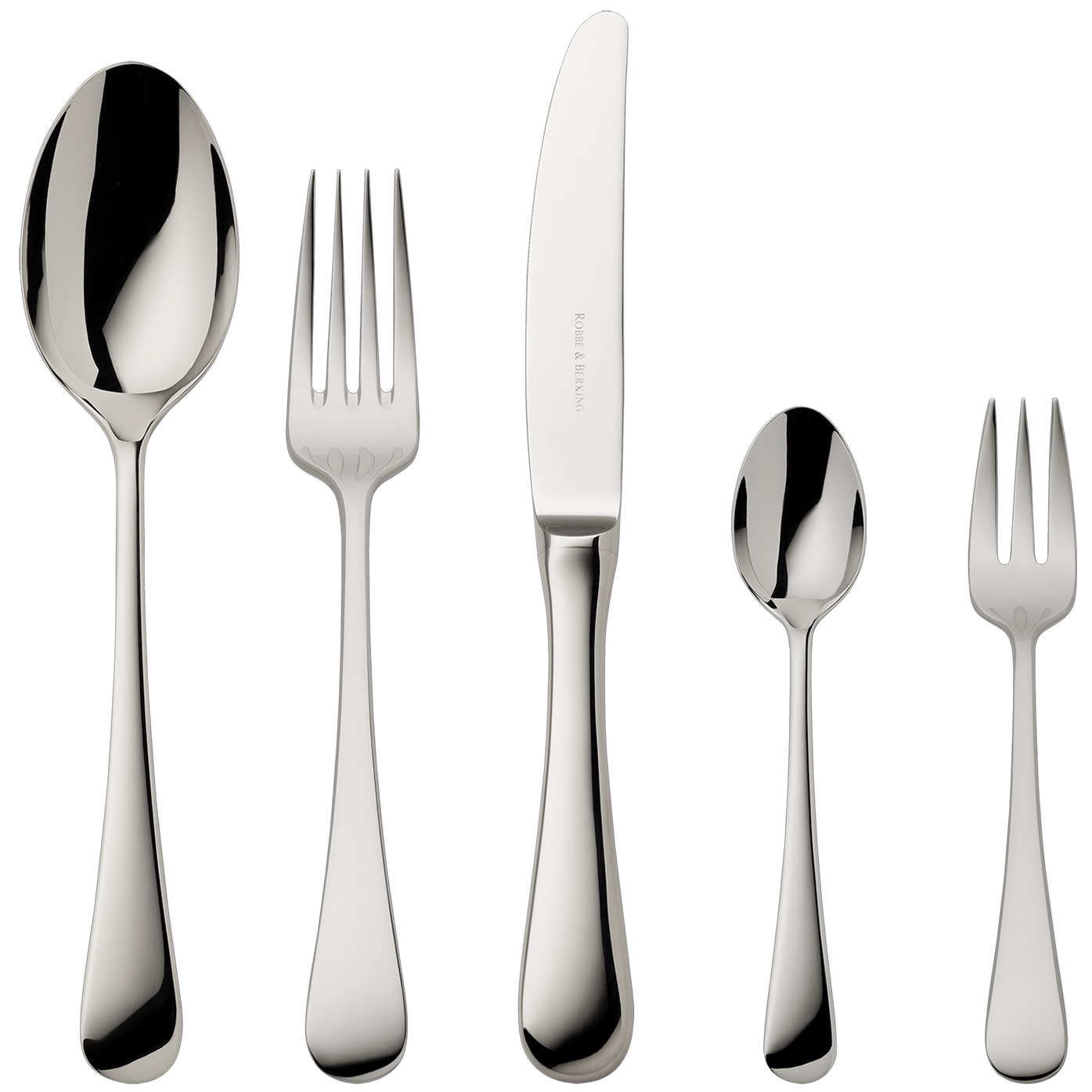 Robbe & Berking, Como flatware, stainless steel, 30-piece set
