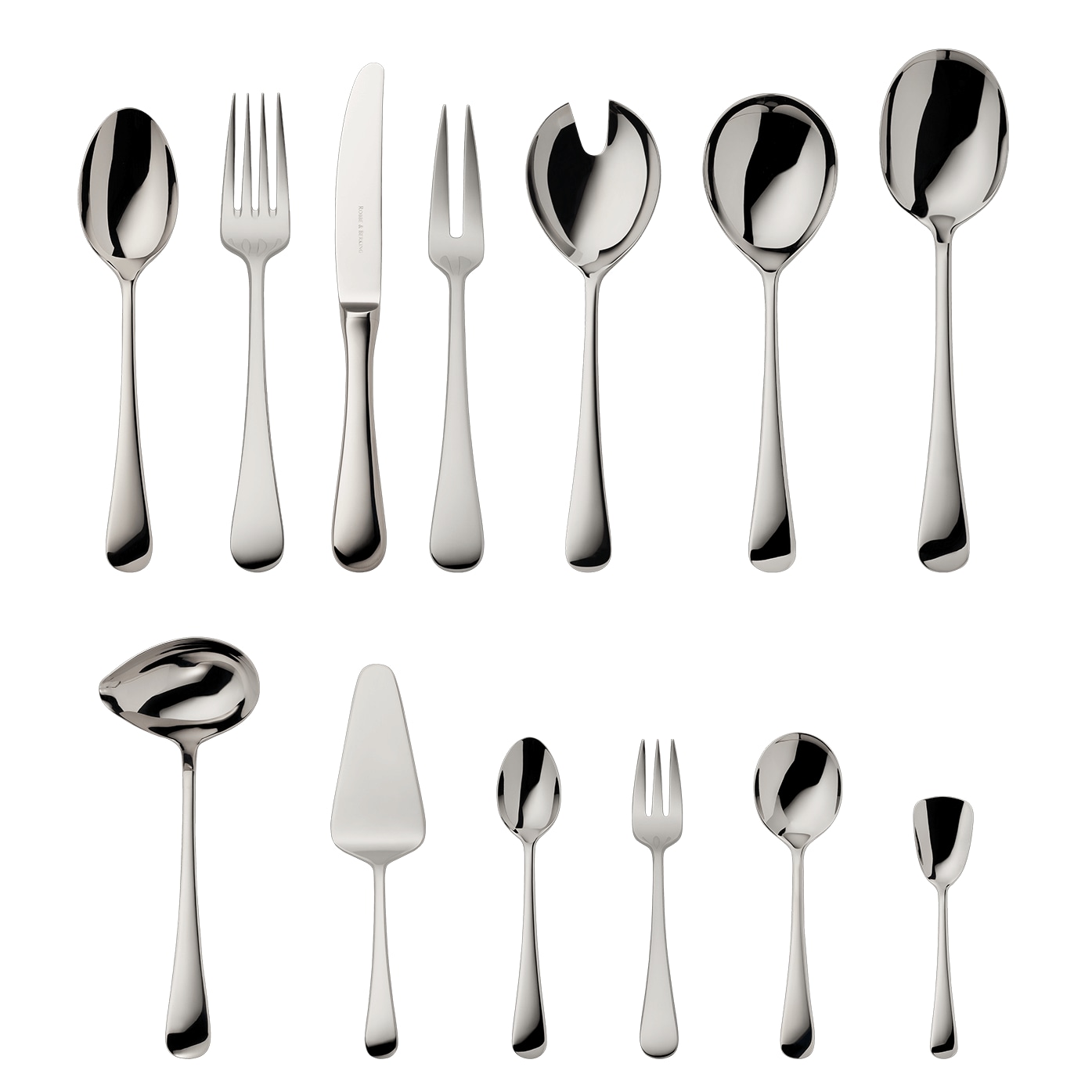 Robbe & Berking, Como flatware, stainless steel, 40-piece set
