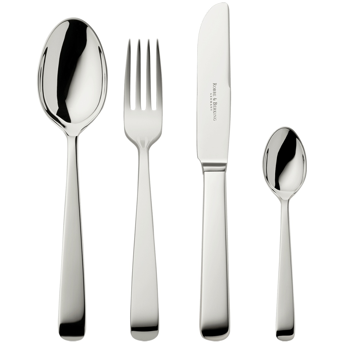 Robbe & Berking, Alta flatware, silver plated, 24-piece set