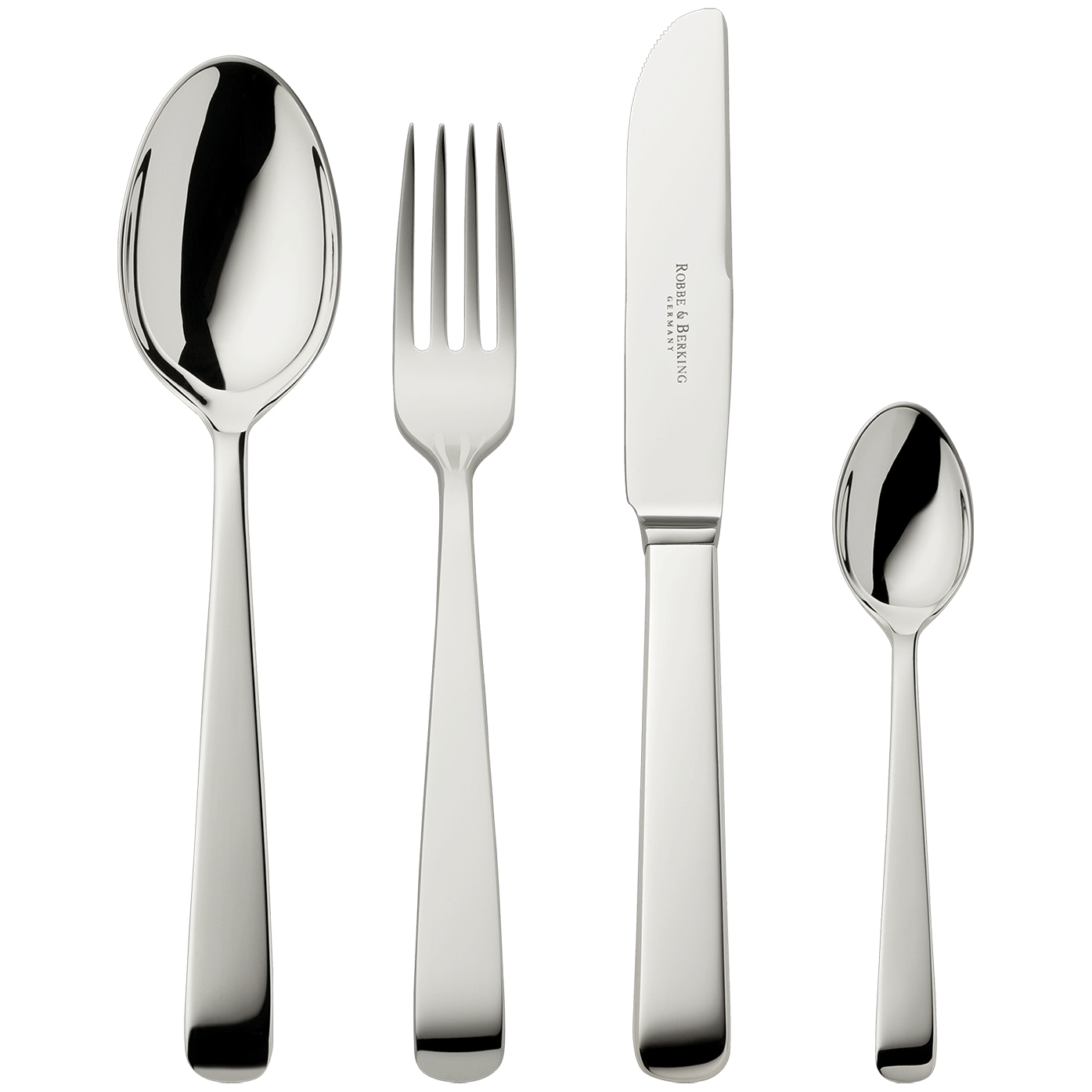 Robbe & Berking, Alta flatware, silver plated, 24-piece set
