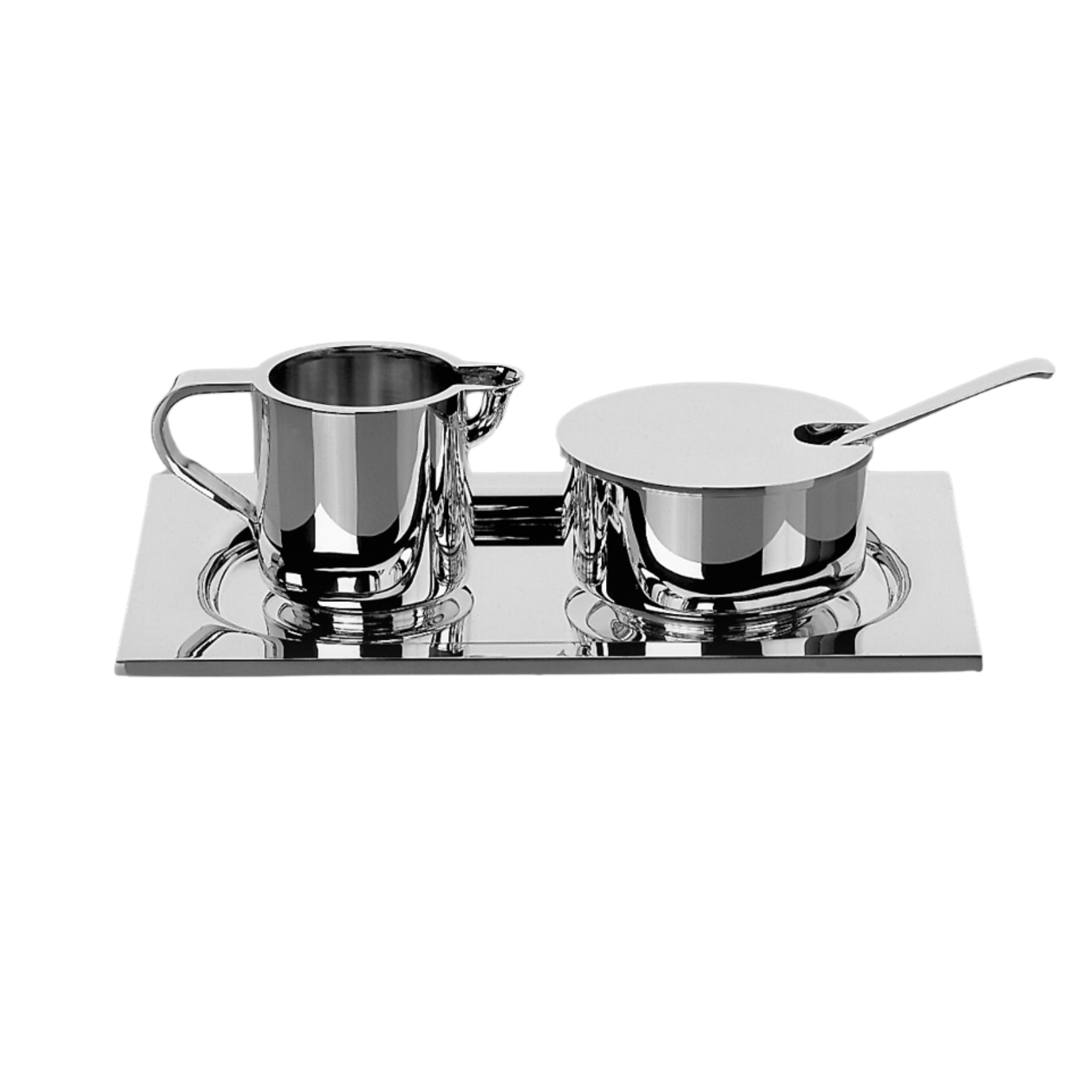 Robbe & Berking, Alta tea and coffee sets, silver plated, Creamer and sugar set 3-pieces