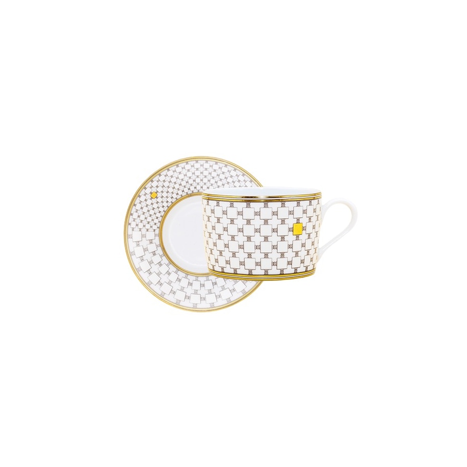 Robert Haviland & C. Parlon, Home Gold, Tea cup & saucer