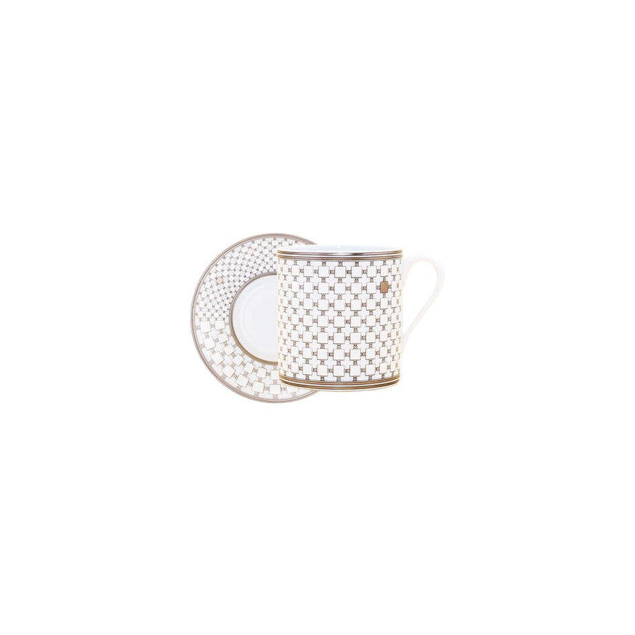 Robert Haviland & C. Parlon, Home Platinum, Coffee cup & saucer