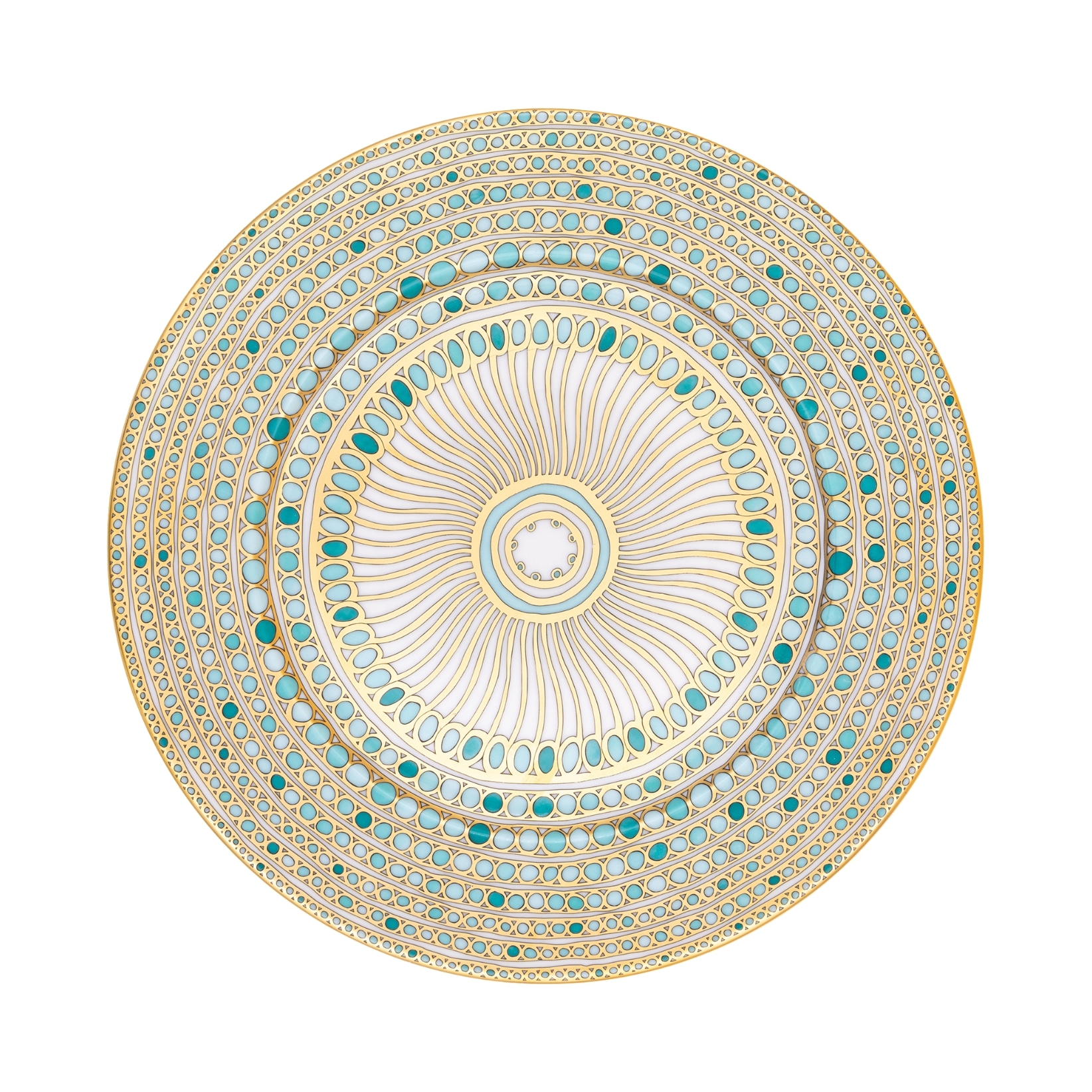 Robert Haviland & C. Parlon, Syracuse Turquoise, Presentation plate