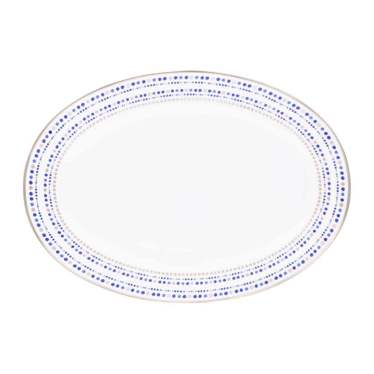 Robert Haviland & C. Parlon, Toscana Indigo, Oval platter, medium
