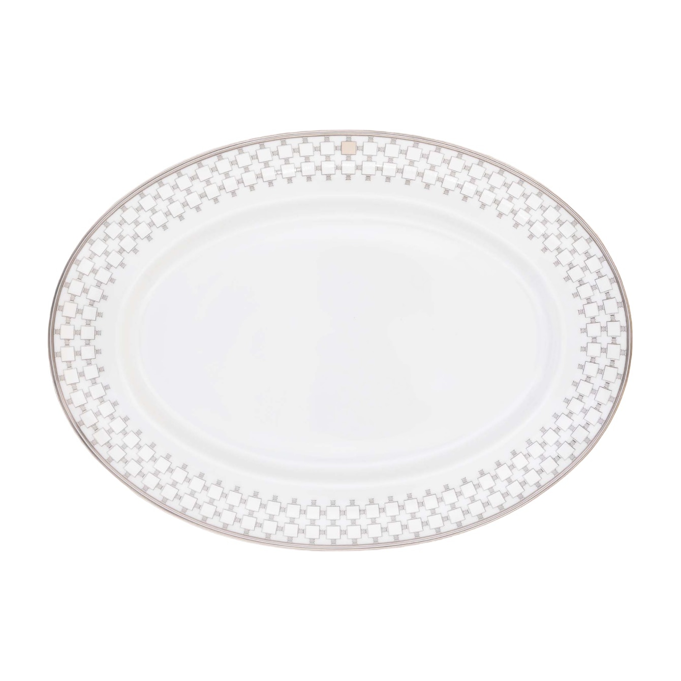Robert Haviland & C. Parlon, Home Platinum, Oval platter 36 cm