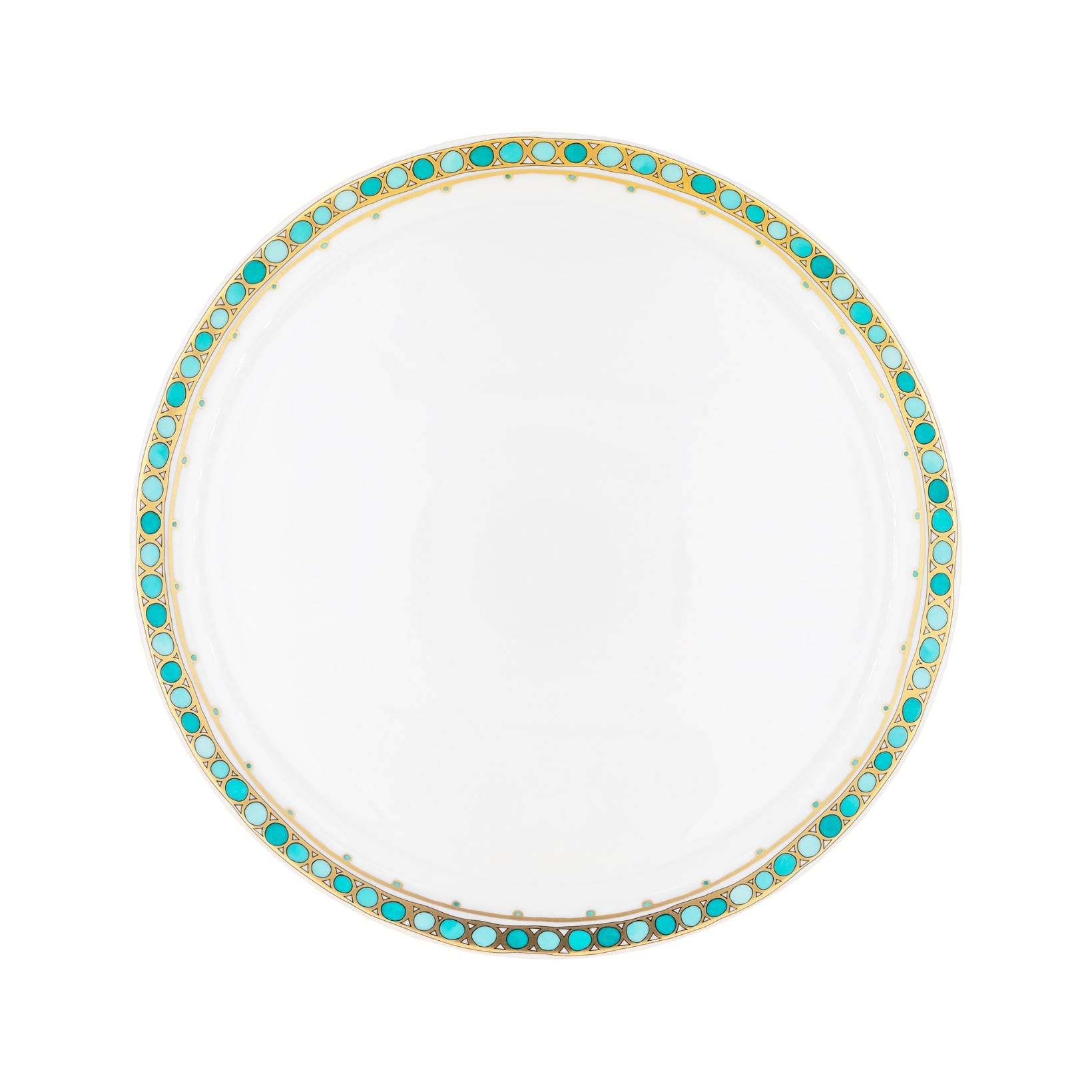 Robert Haviland & C. Parlon, Syracuse Turquoise, Round flat tarte dish