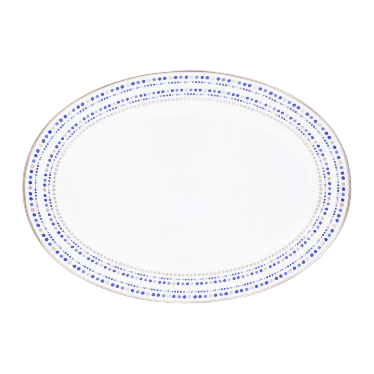 Robert Haviland & C. Parlon, Toscana Indigo, Oval platter, large