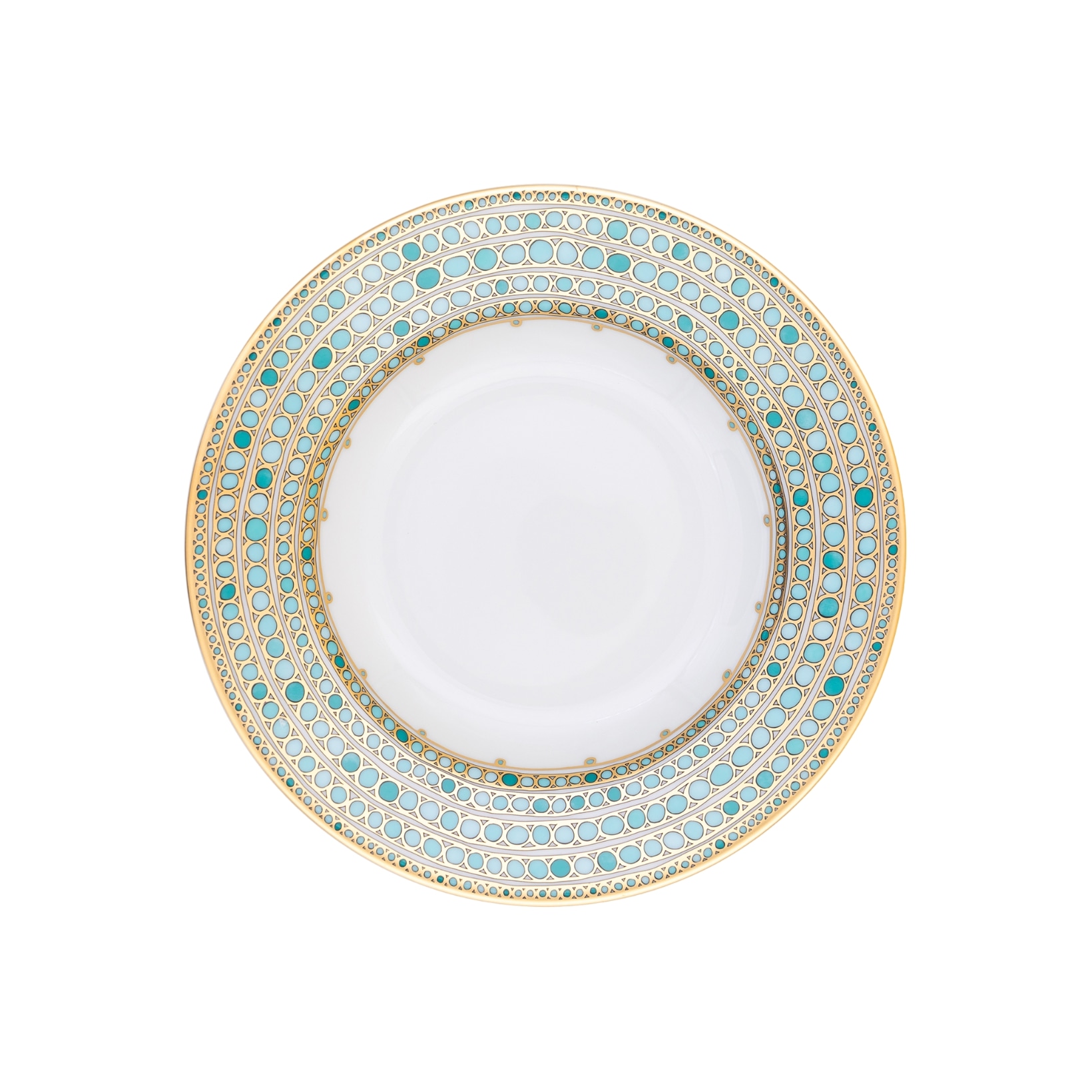 Robert Haviland & C. Parlon, Syracuse Turquoise, Rim soup plate