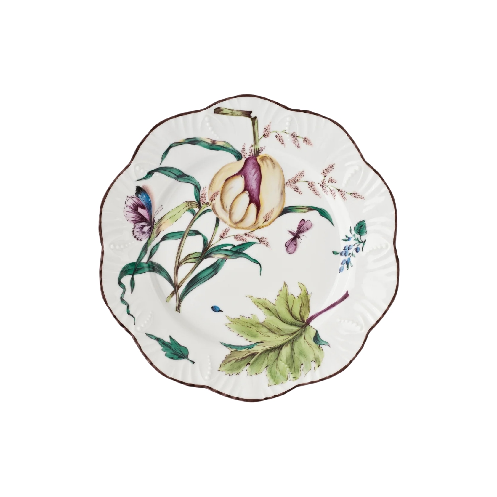 Pinto, Feuillages, Dessert plate