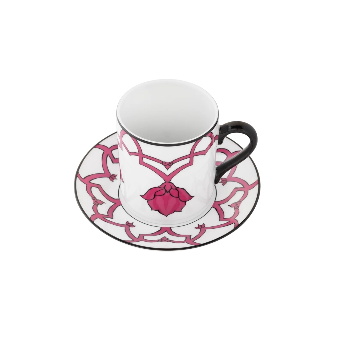 Pinto, Jaipur, Mug and saucer, pink