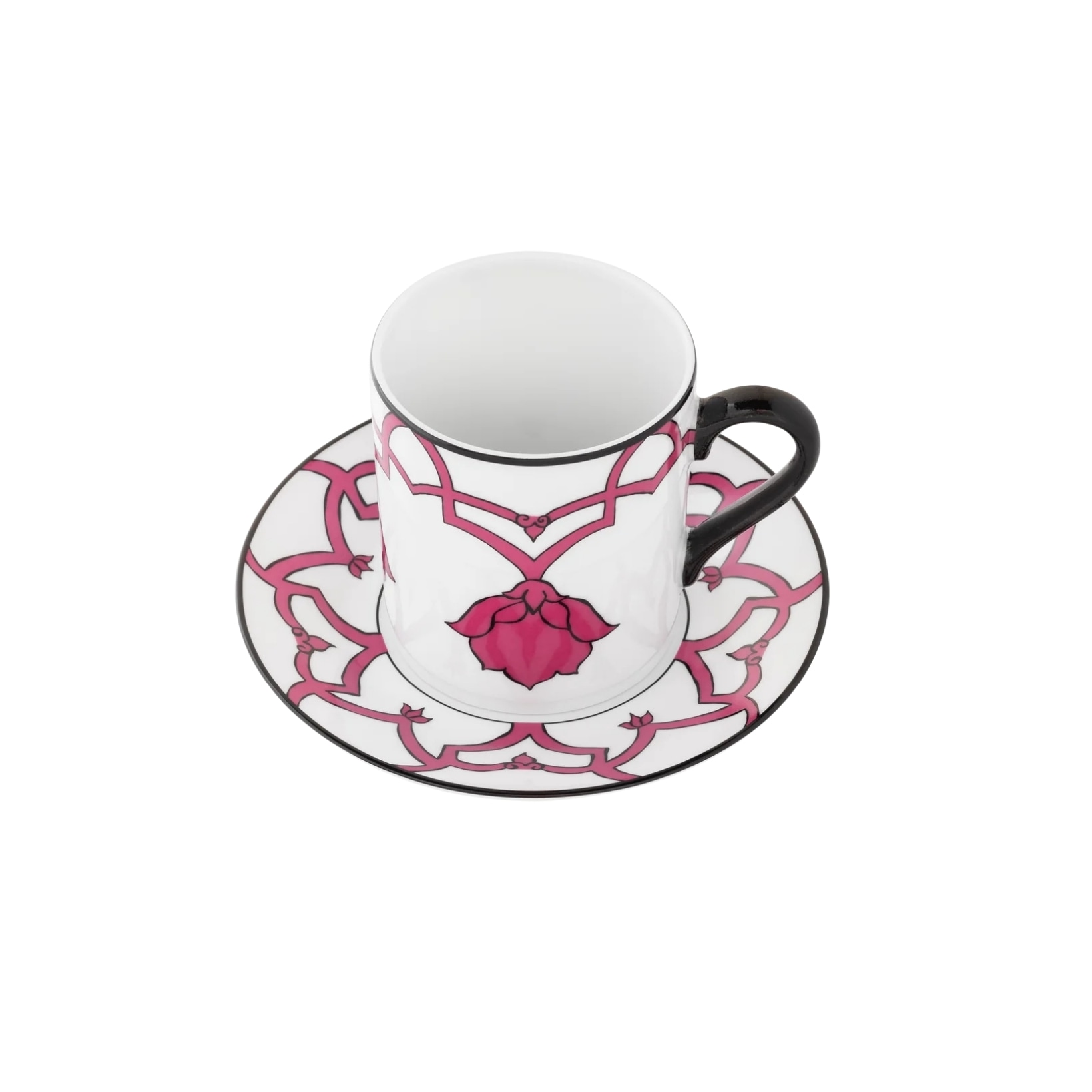 Pinto, Jaipur, Mug and saucer, pink