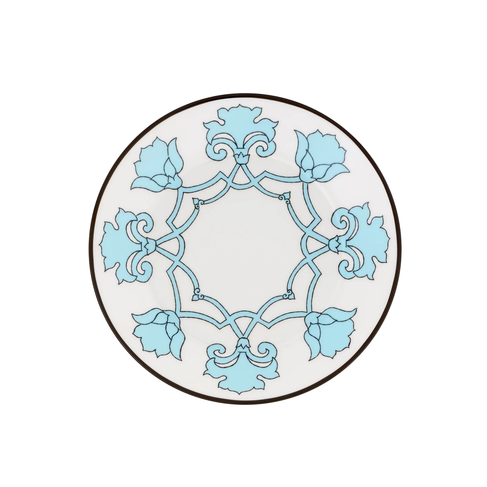 Pinto, Jaipur, Dessert plate, aqua