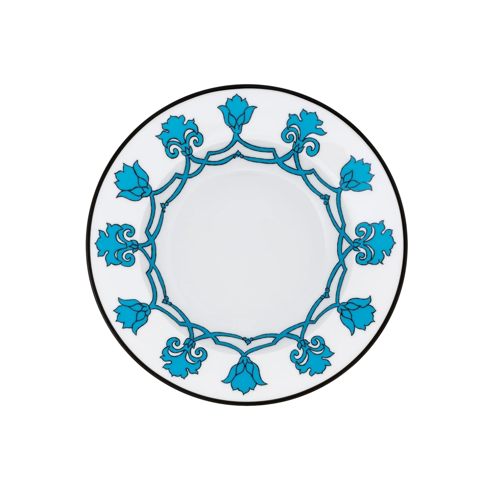 Pinto, Jaipur, Soup plate, blue