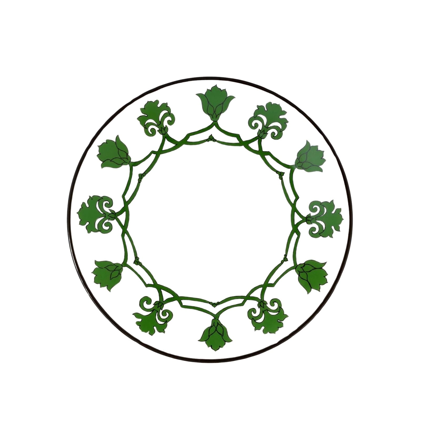 Pinto, Jaipur, Soup plate, green