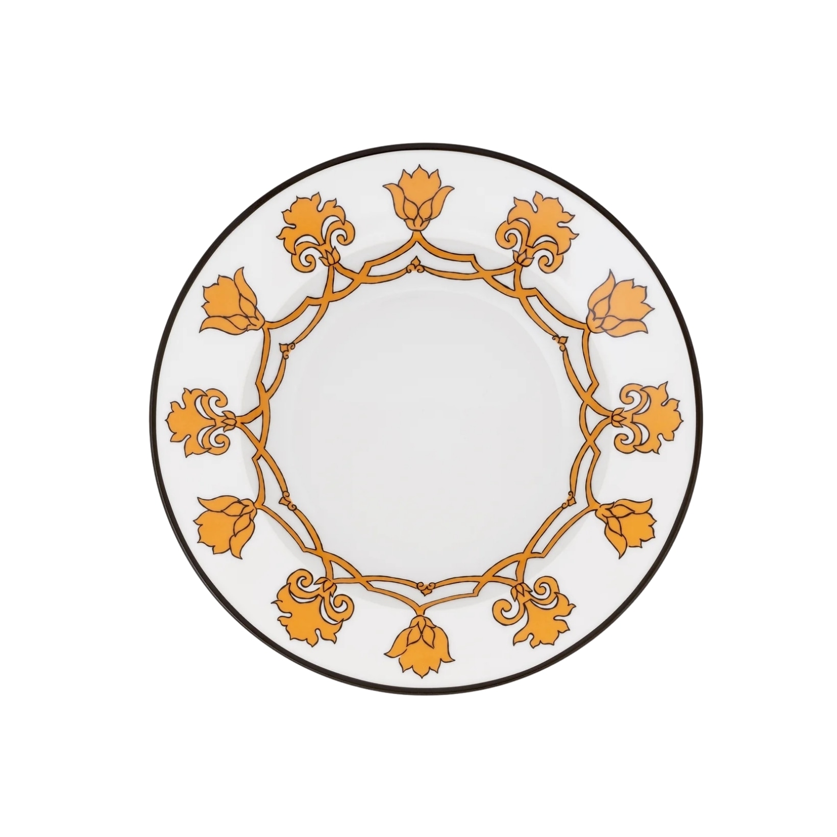Pinto, Jaipur, Soup plate, orange