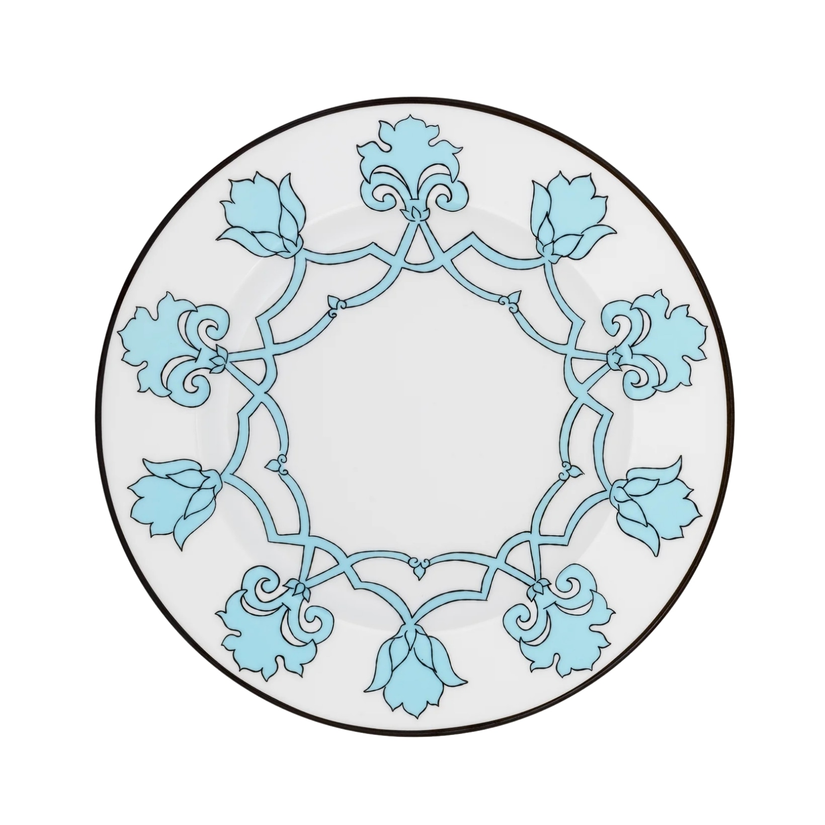 Pinto, Jaipur, Dinner plate, aqua