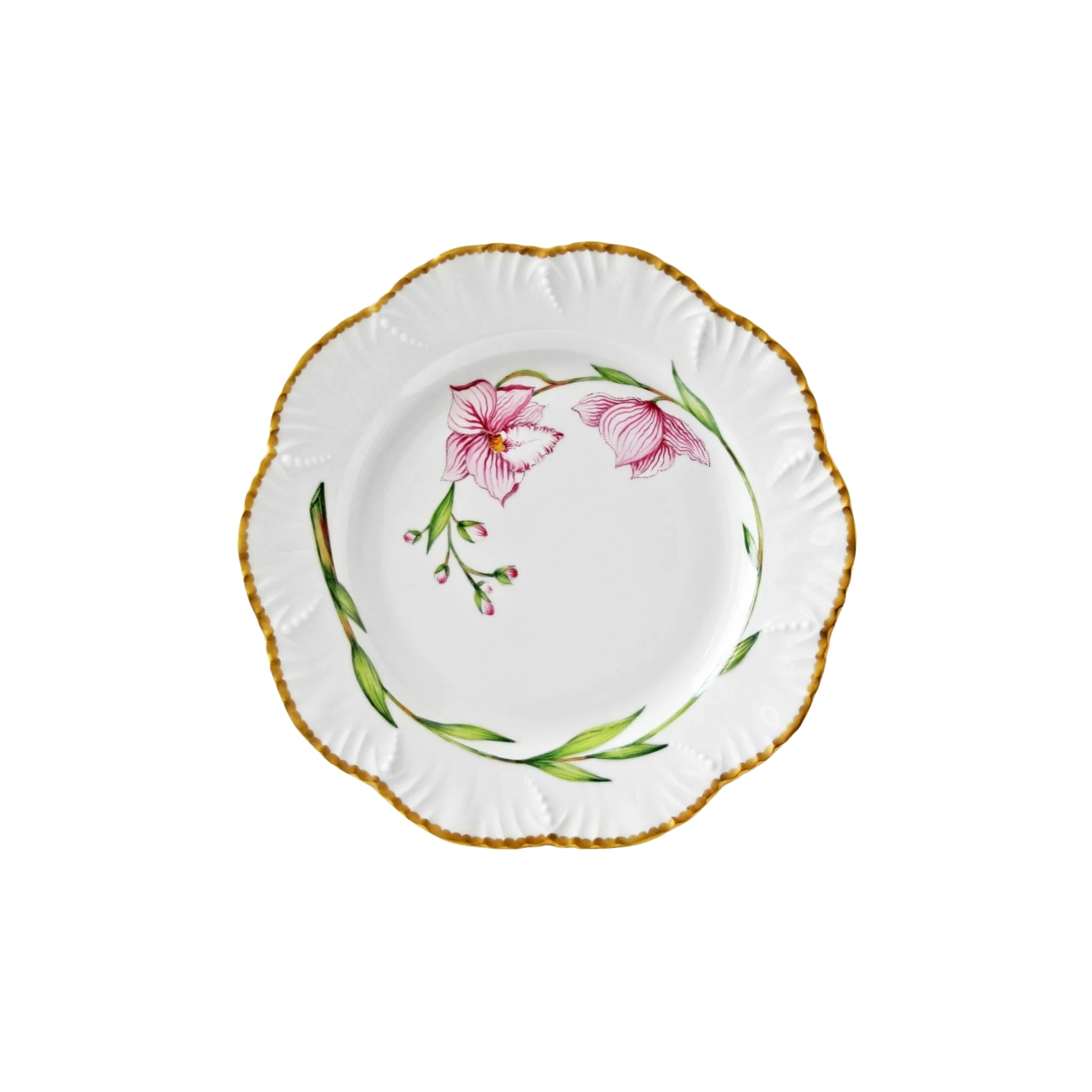 Pinto, Histoire d’Orchidées, Dessert plate