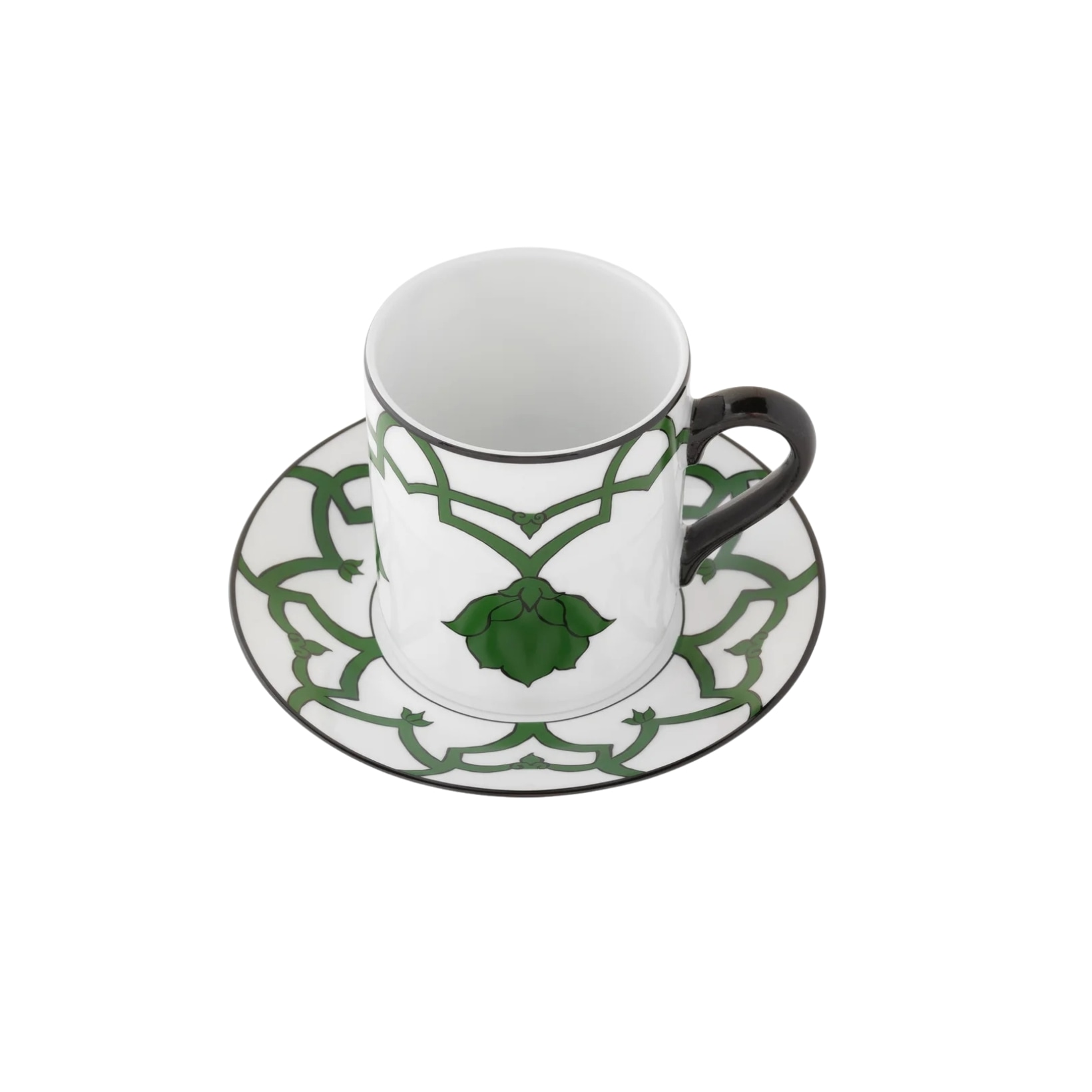 Pinto, Jaipur, Mug and saucer, green
