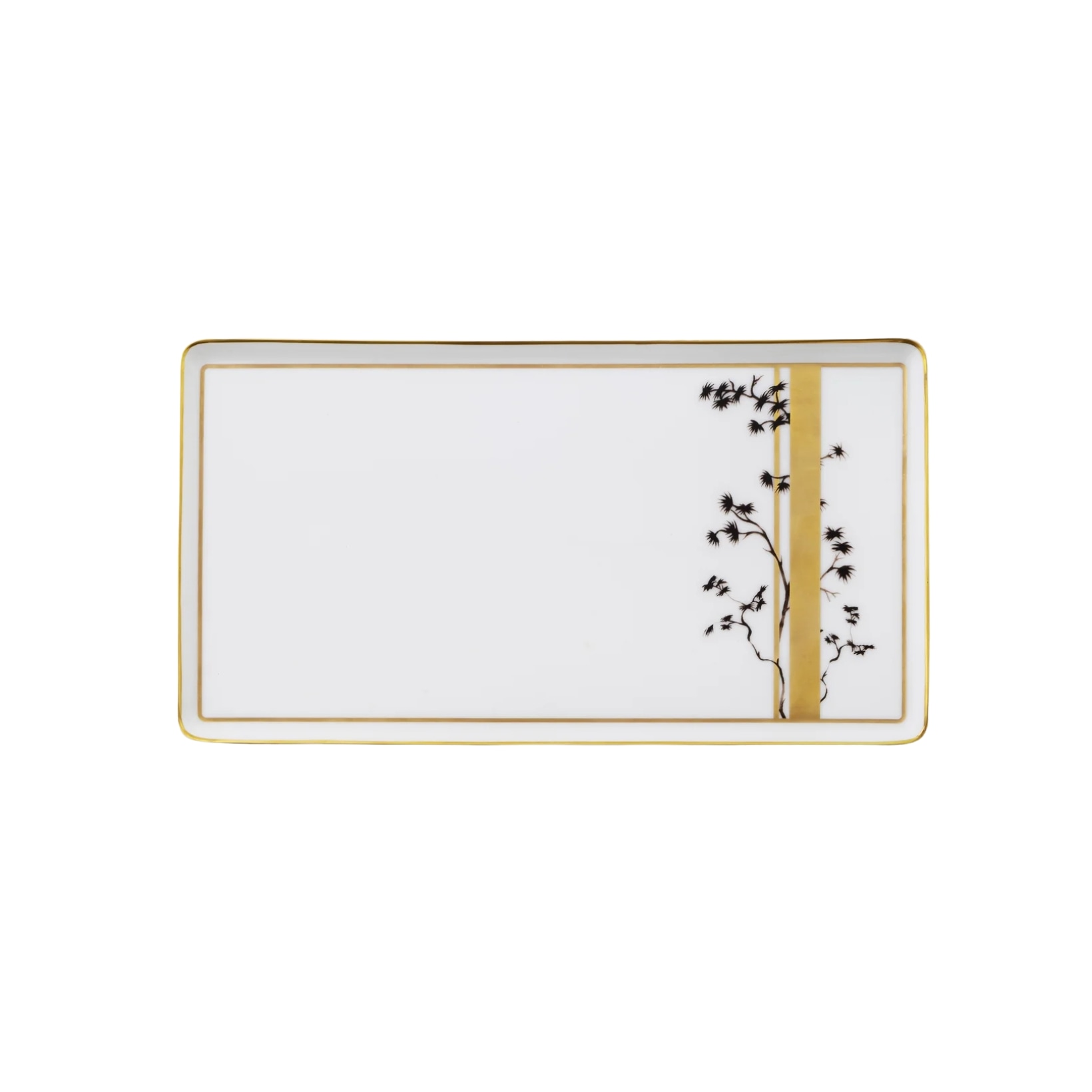 Pinto, Vieux Kyoto, Rectangular plate gold band, large