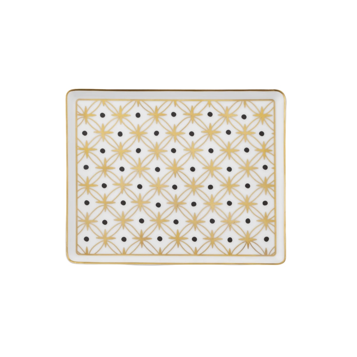 Pinto, Vieux Kyoto, Rectangular plate gold star, small