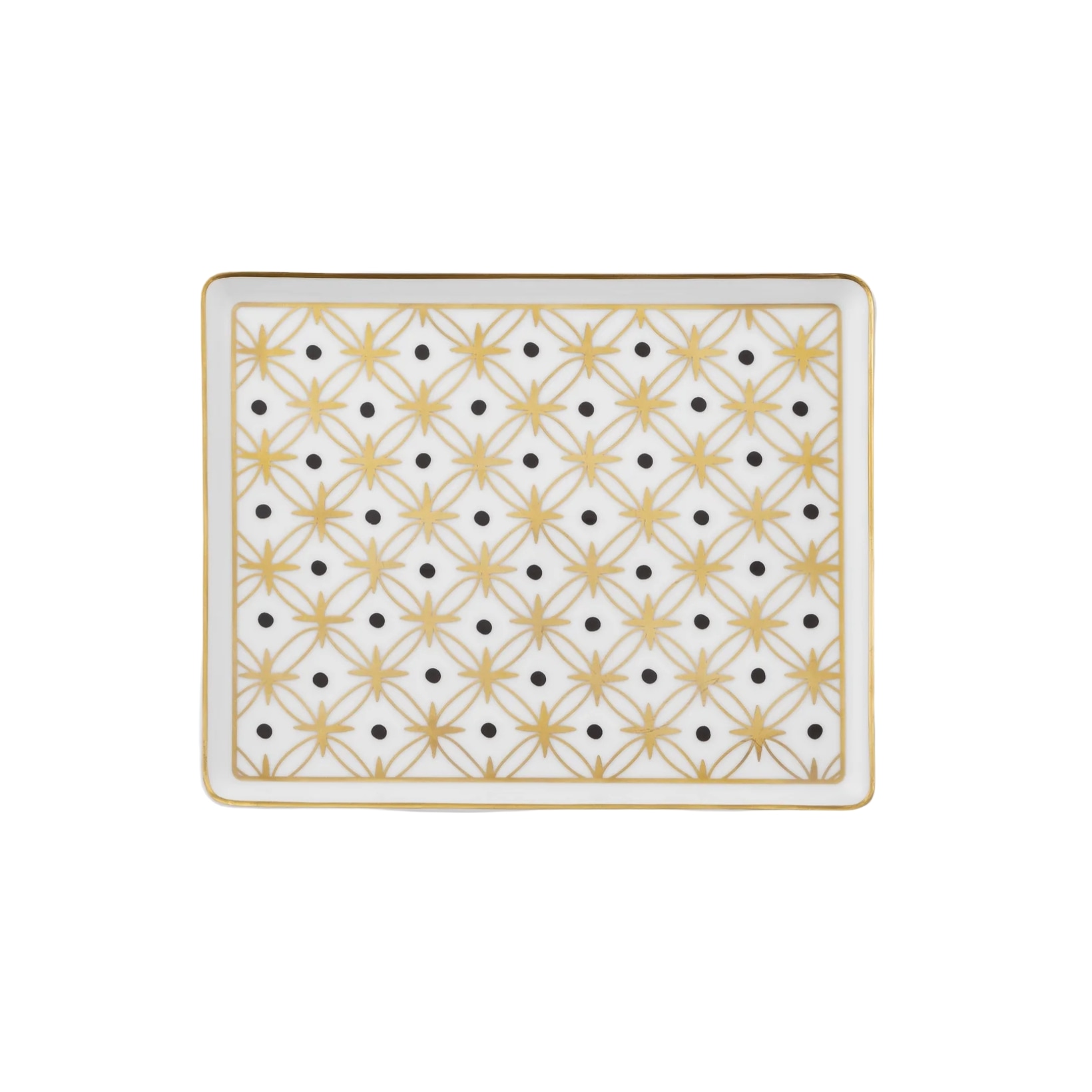 Pinto, Vieux Kyoto, Rectangular plate gold star, small