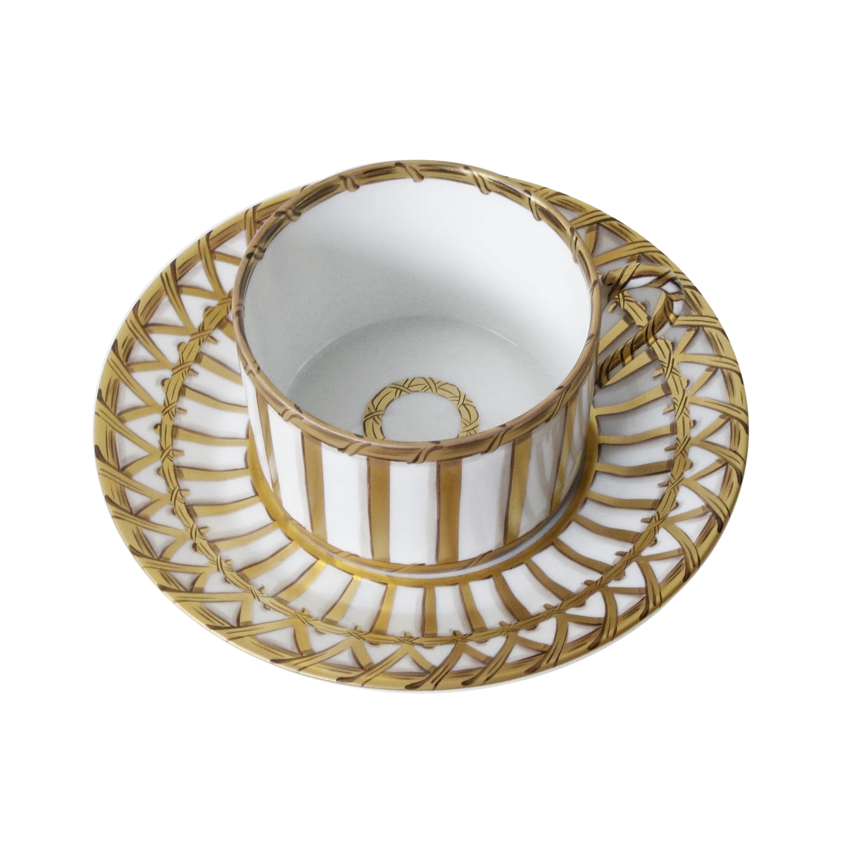 Pinto, Vannerie, Tea cup and saucer