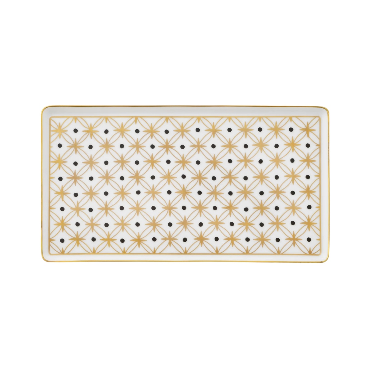 Pinto, Vieux Kyoto, Rectangular plate gold star, large